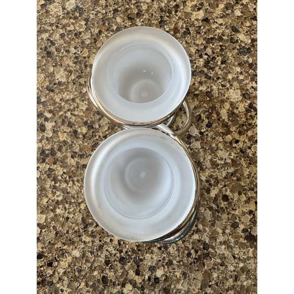 PartyLite Silver Plated Interlocking Gemini Candle Holders P7207 - Picture 5 of 12